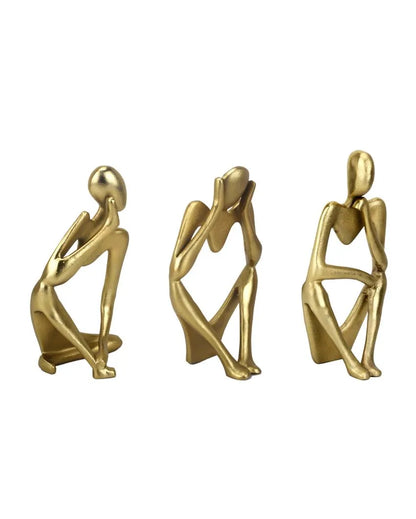 Hollow Man Aluminium Sculptures | Set of 3