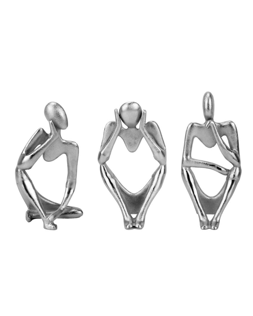 Hollow Man Aluminium Sculptures | Set of 3