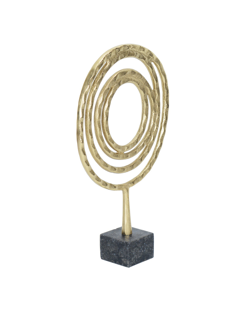 Alchemy Art Gold Decorative Sculpture | 10 x 3 x 17 inches