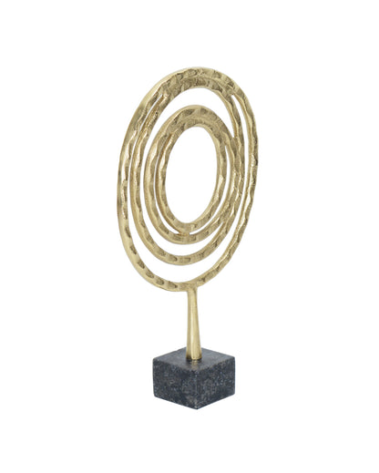 Alchemy Art Gold Decorative Sculpture | 10 x 3 x 17 inches