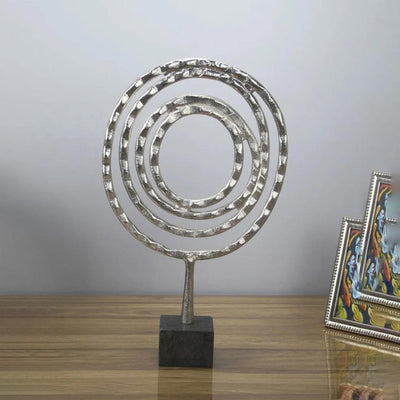 Alchemy Silver Aluminum Decor Sculpture