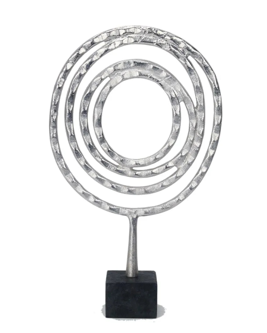 Alchemy Silver Aluminium Decor Sculpture