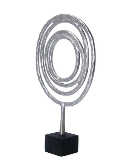 Alchemy Silver Aluminium Decor Sculpture