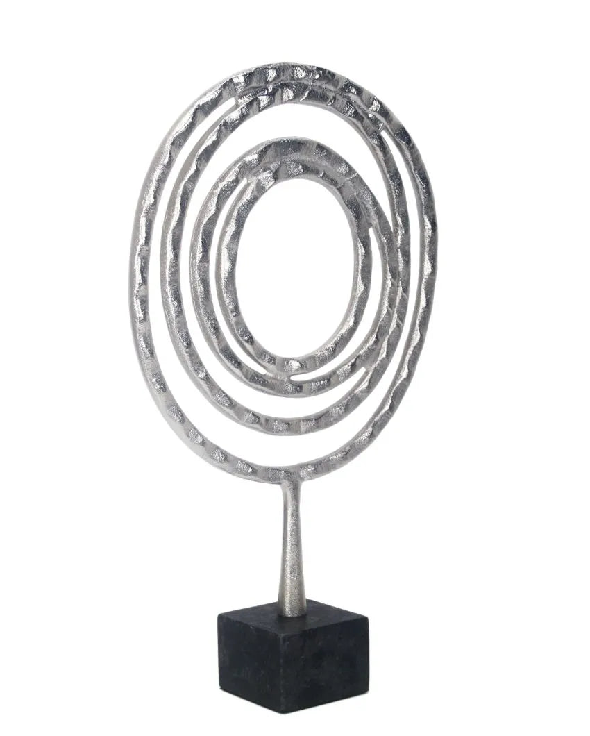 Alchemy Silver Aluminium Decor Sculpture