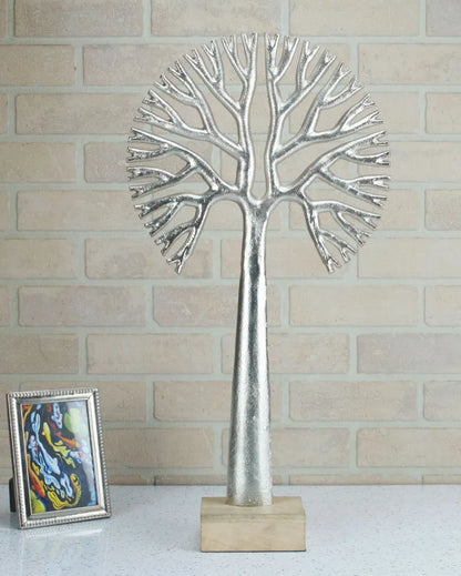 Harvest Broc Aluminum Tree Sculpture | Multiple Colors | 13 x 4 x 25 inches