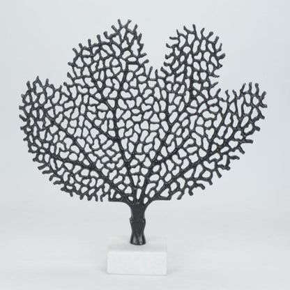 Majestic Serene Black Tree Figurine Decorative Showpiece | 17 x 3 x 15 inches