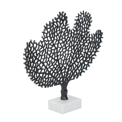 Majestic Serene Black Tree Figurine Decorative Showpiece | 17 x 3 x 15 inches