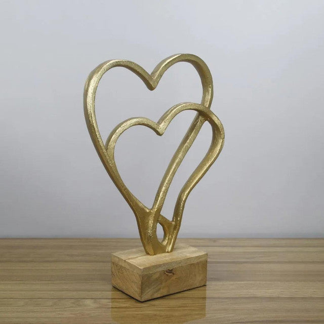 Heartfelt Decor Aluminum Sculpture