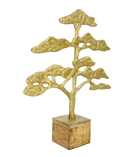 Urban Iron Tree Decor Object Gold