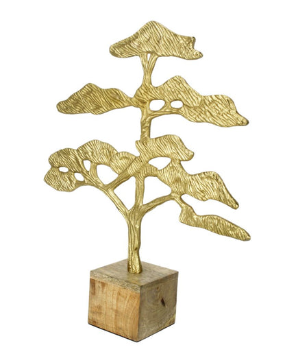 Urban Iron Tree Decor Object Gold