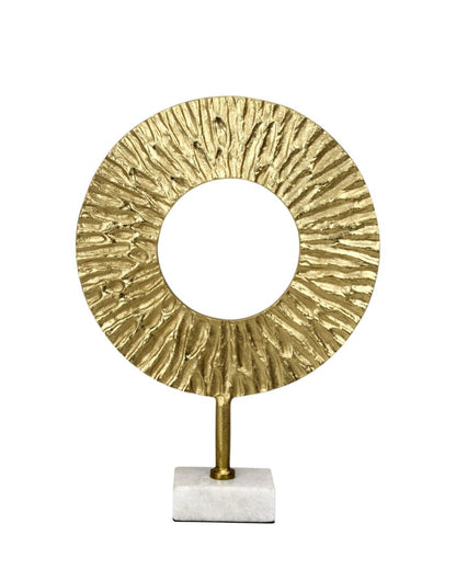 Gilded Gold  Aluminum Sculpture