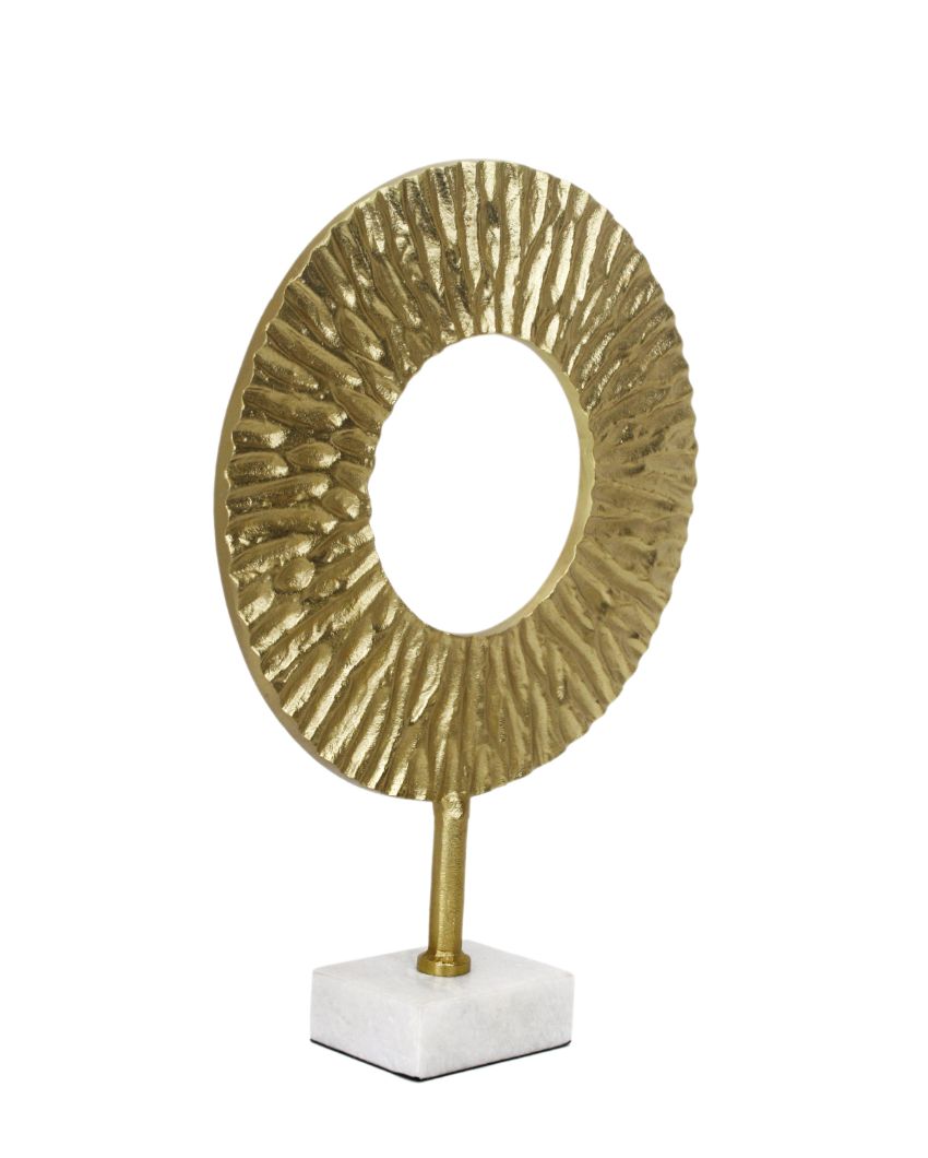 Gilded Gold  Aluminum Sculpture