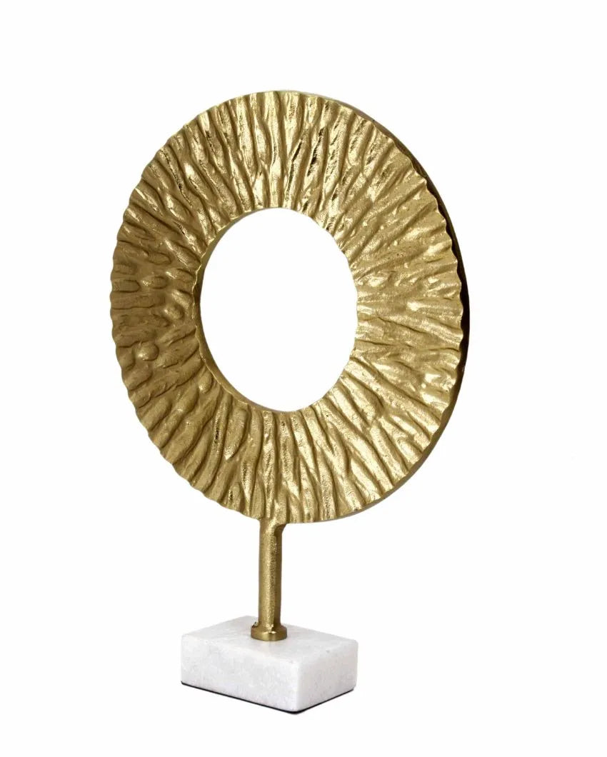 Gilded Gold  Aluminum Sculpture