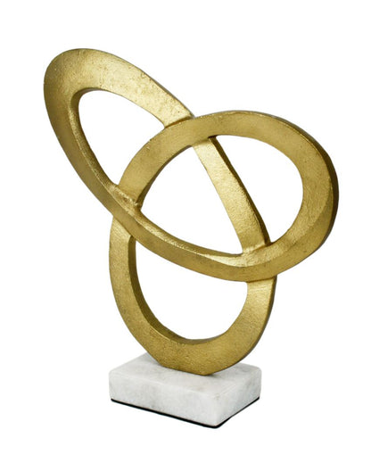 Radiant Grove Gold Aluminium Sculpture