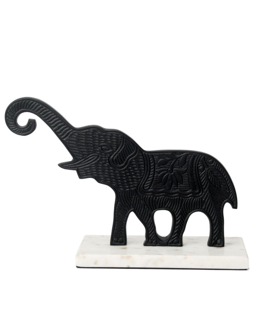 Noirtusk Auspicios Elephant Aluminium Figurine