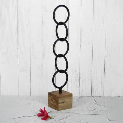 Shadow Circles Decorative Iron Object