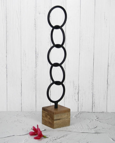 Shadow Circles Decorative Iron Object