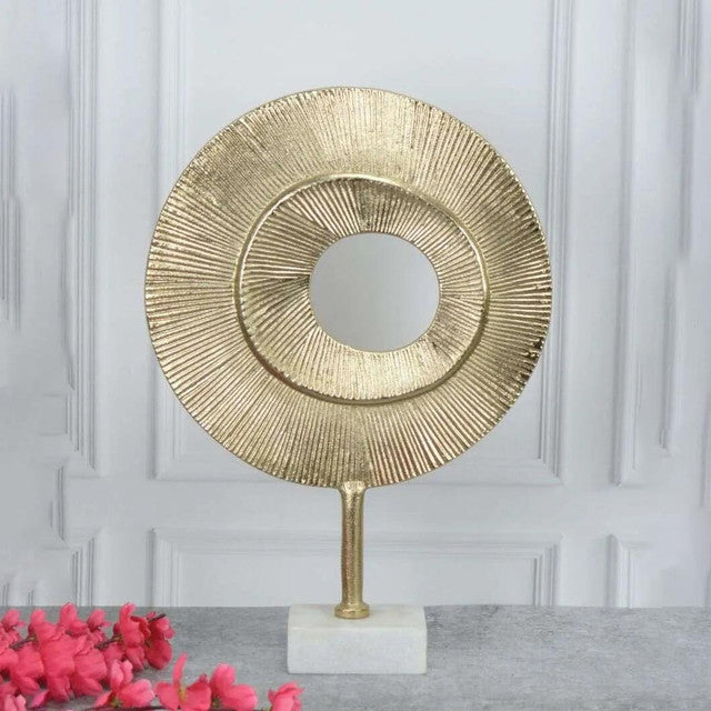 Sunburst Aluminum Abstract Decor Object