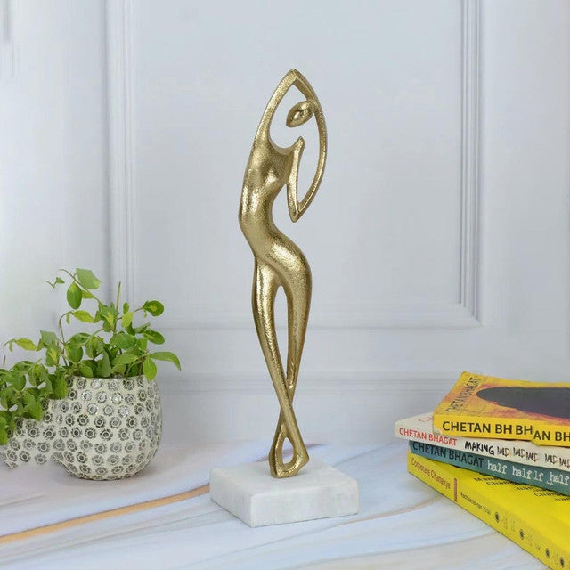 Graceful Flex Decor Figurine  | 4 x 4 x 14 inches