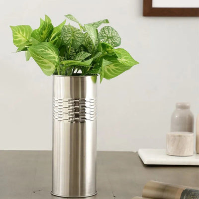 Graceful Links Stainless Steel Flower Vase