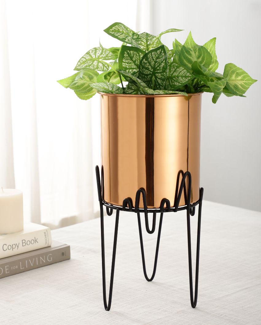 Zigzag Oasis Stainless Steel Copper Planter