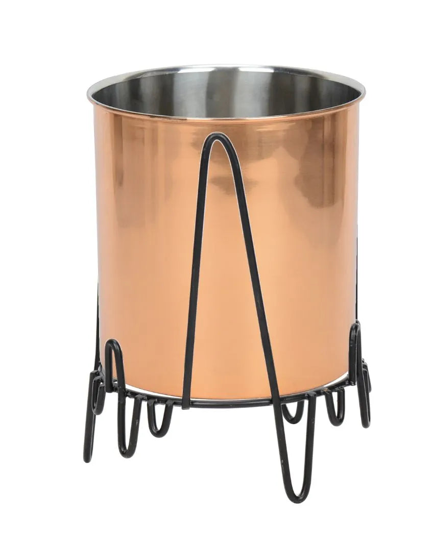 Zigzag Oasis Stainless Steel Copper Planter