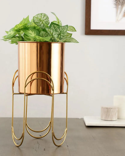 Tripedal Stainless Steel Copper Planter