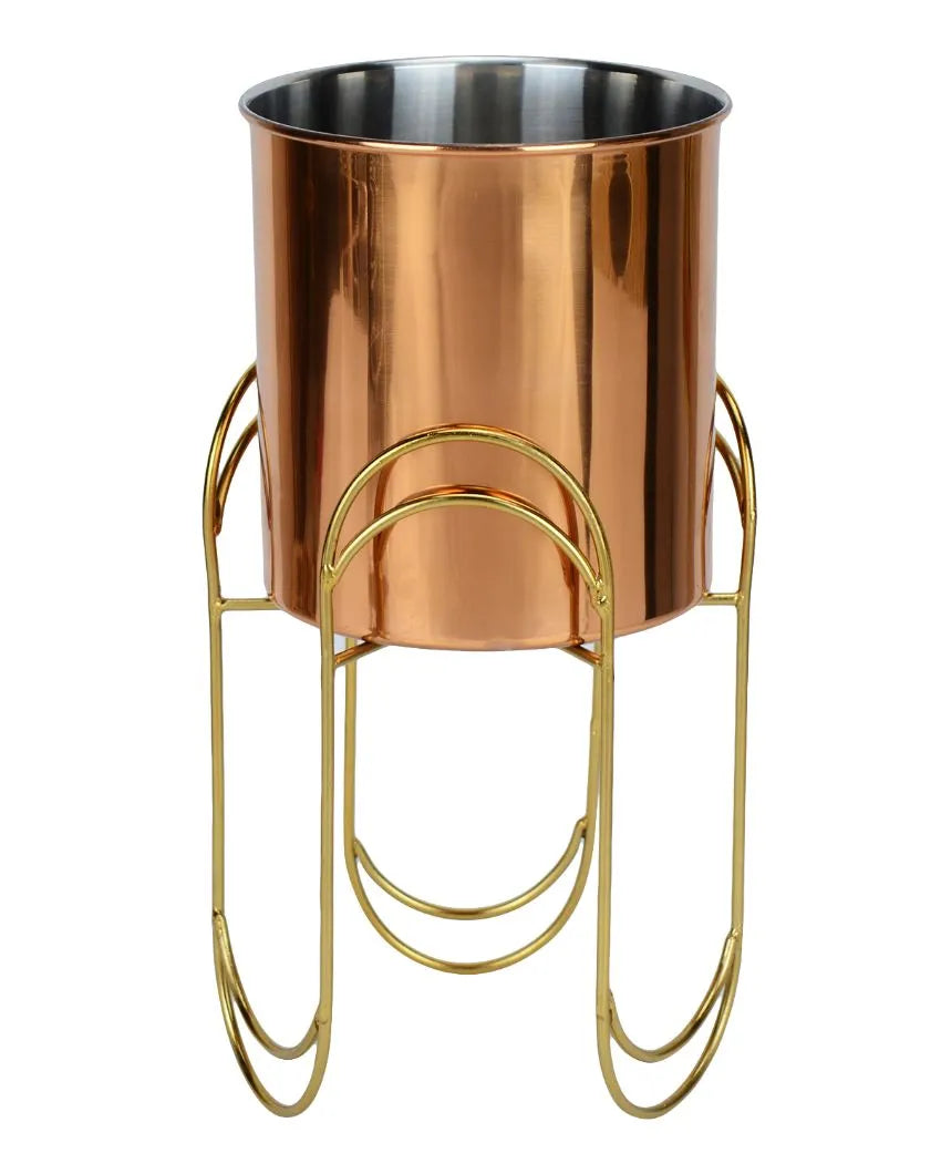 Tripedal Stainless Steel Copper Planter