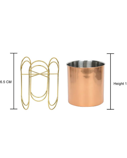 Tripedal Stainless Steel Copper Planter