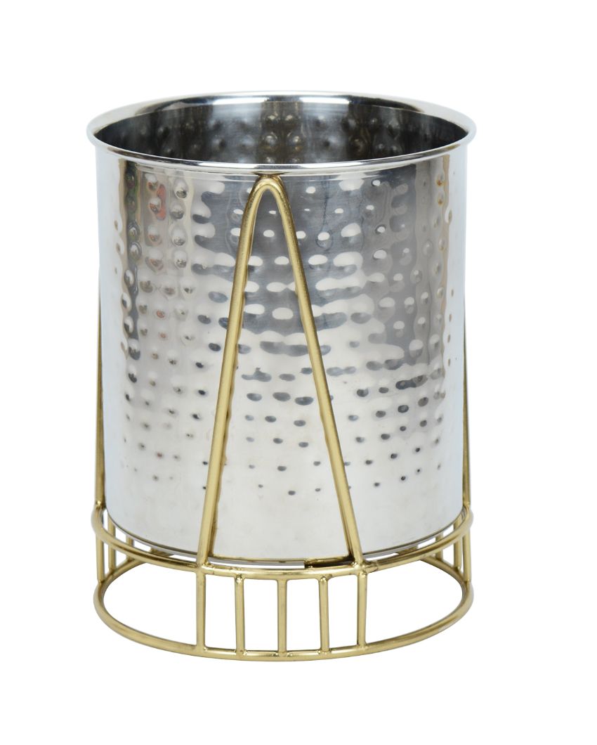 Trileg Bloom Stainless Steel Planter