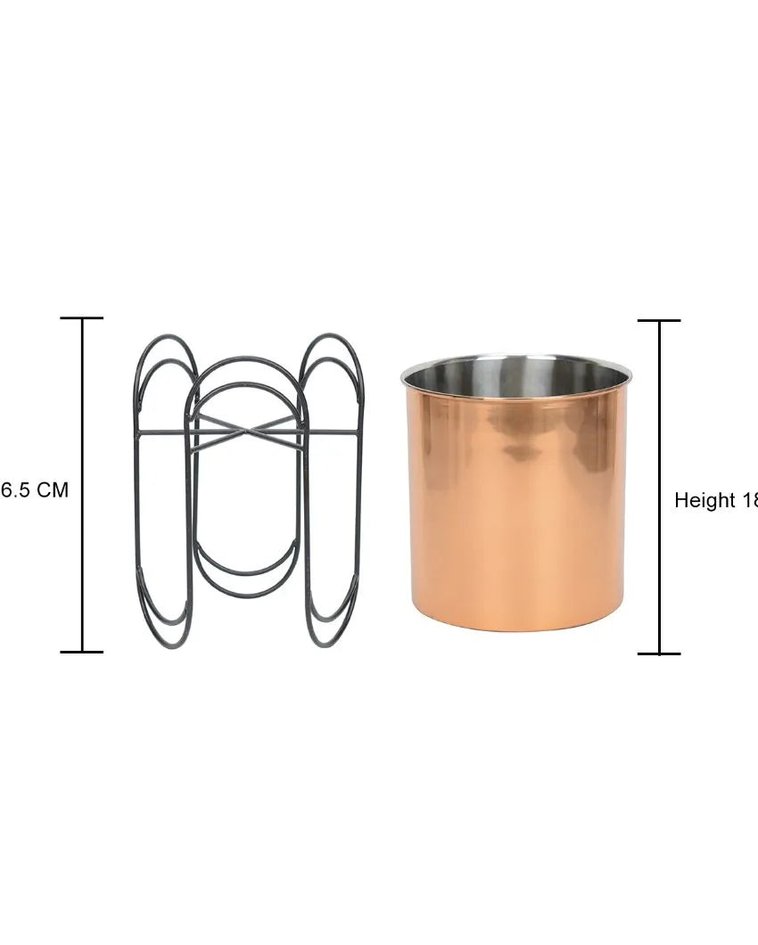 Tripedal Stainless Steel Copper Planter