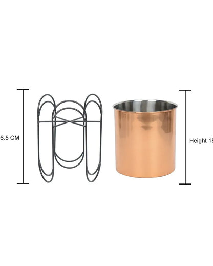 Tripedal Stainless Steel Copper Planter