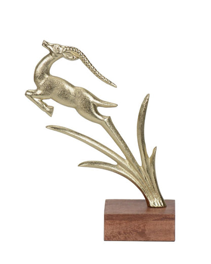 Forest Echo Deer Aluminium Sculpture | 11 x 4 x 14 inches