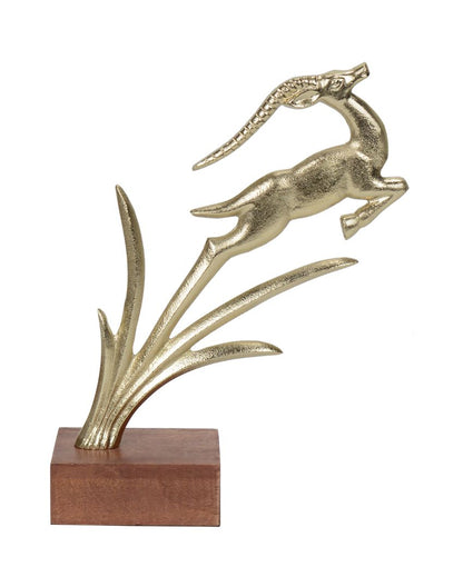 Forest Echo Deer Aluminium Sculpture | 11 x 4 x 14 inches