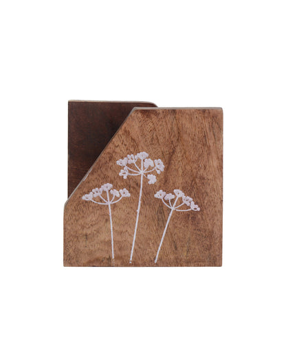 Floral Essence Metal Napkin Holder | 5 x 2 x 6 inches