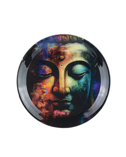 Buddha Themed Wall Decorative Plate Set | Pack of 3 | 10 x 10 inches