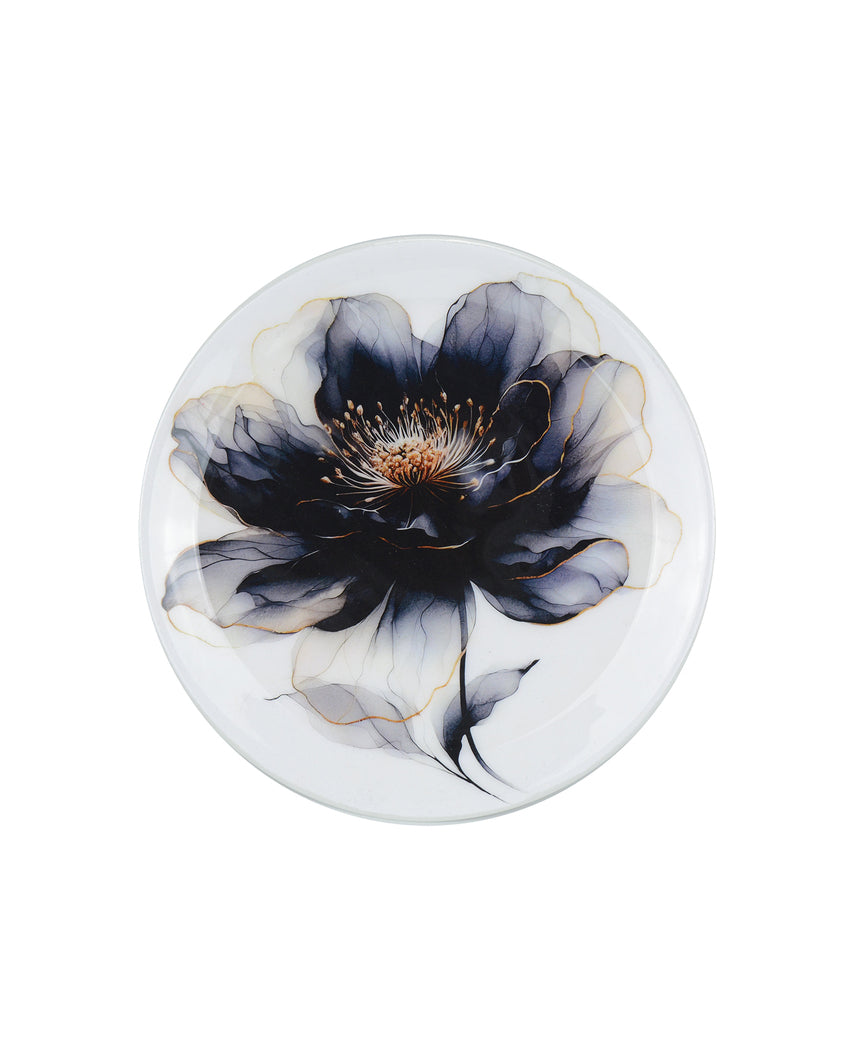 Floral Themed Wall Decorative Plate Set | Pack of 3 | 10 x 10 inches