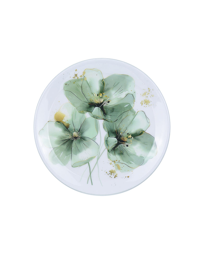 Floral Themed Wall Decorative Plate Set | Pack of 3 | 10 x 10 inches