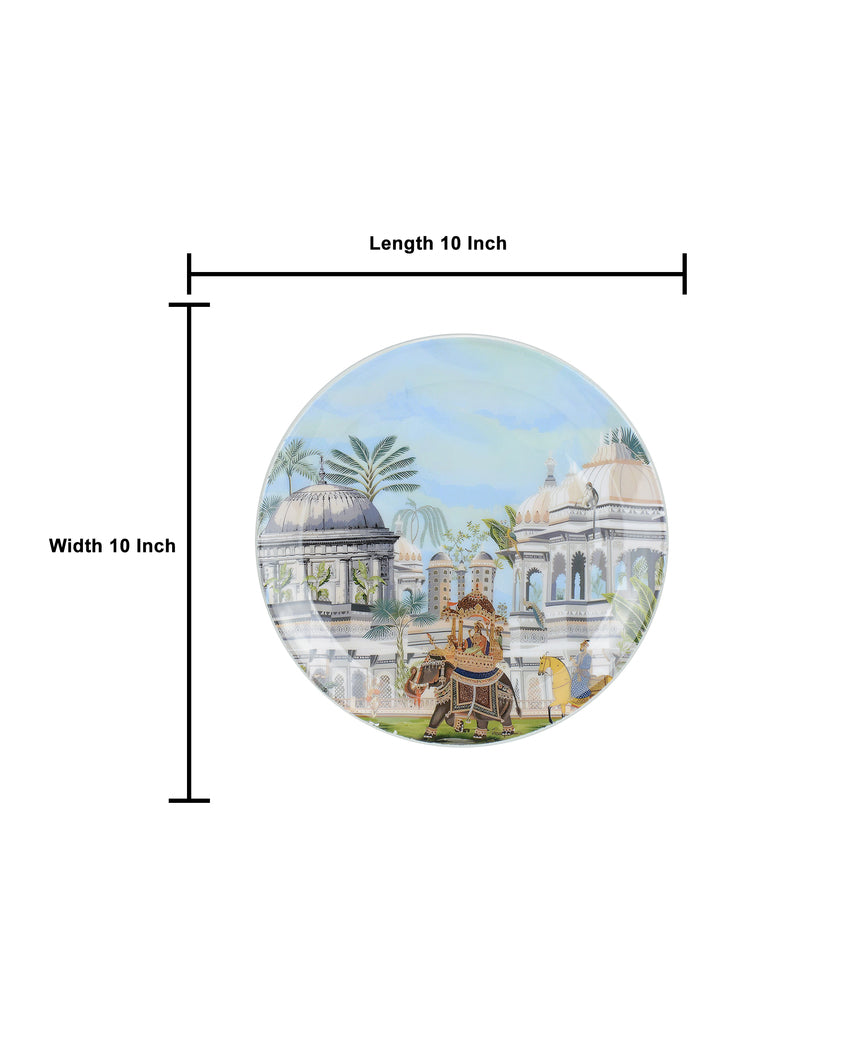 Emperor Garden Wall Decorative Plate | 10 x 10 inches