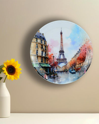 Gustave Eiffel's Tower Wall Decorative Plate | 10 x 10 inches