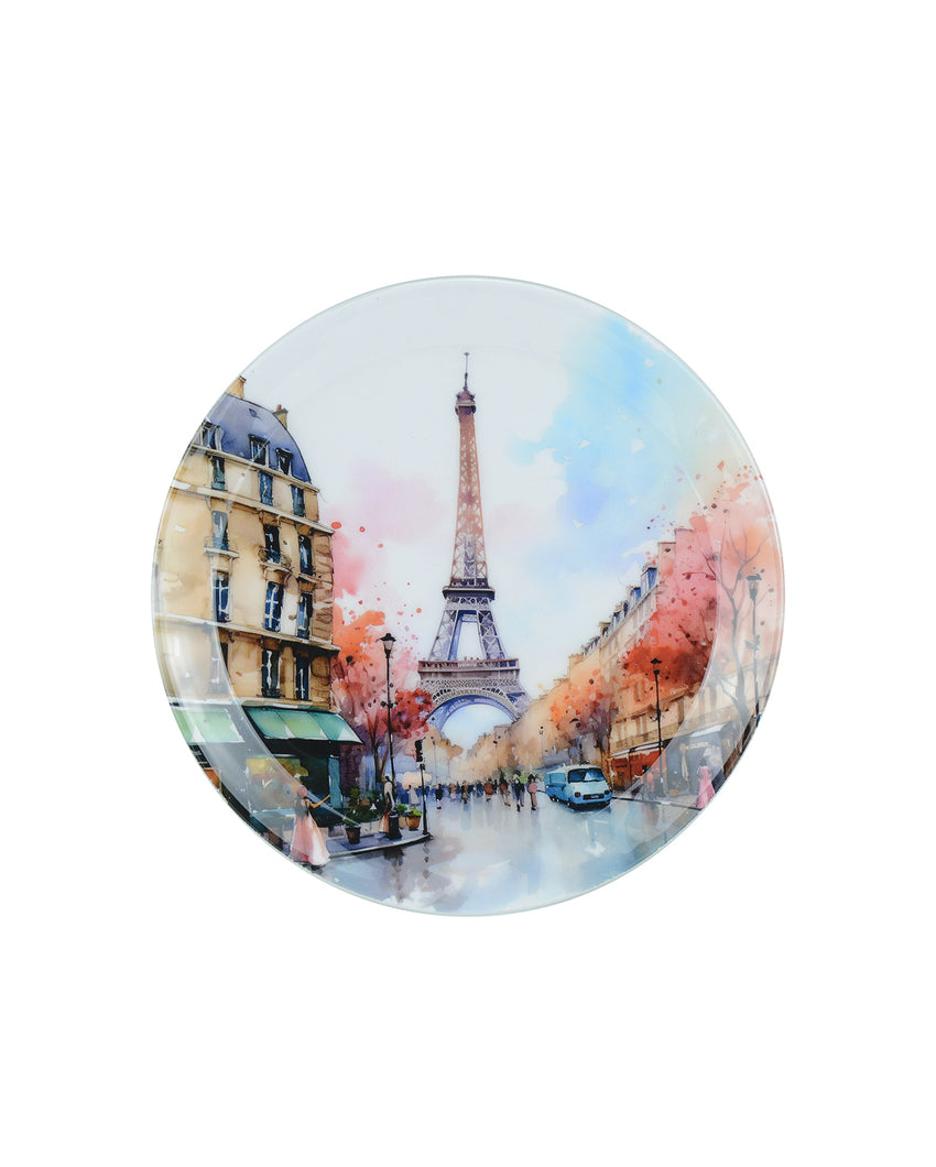 Gustave Eiffel's Tower Wall Decorative Plate | 10 x 10 inches