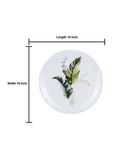 Harmony Leaves Wall Decorative Plate | 10 x 10 inches