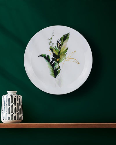 Harmony Leaves Wall Decorative Plate | 10 x 10 inches