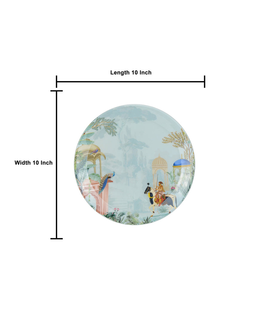 Imperial Grace Wall Decorative Plate | 10 x 10 inches