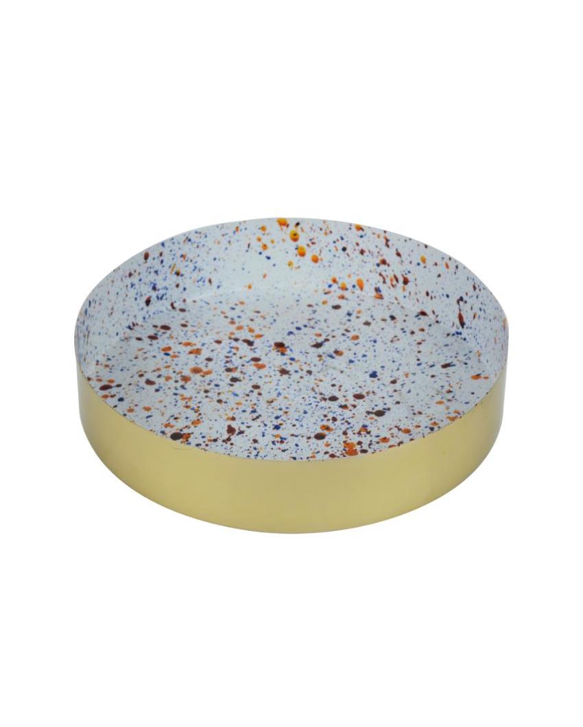 Delight Multicolor Round Serving Trays | Pack of 2