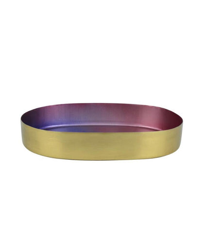 Elegant Round & Oval Gradient Serving Trays | Pack of 2