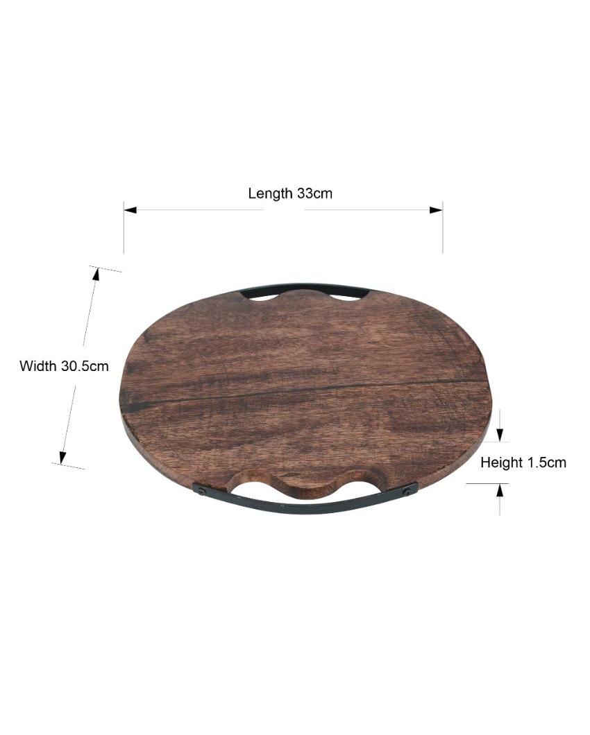 Mangifera Brown Chopping Board | 13 x 12 inches