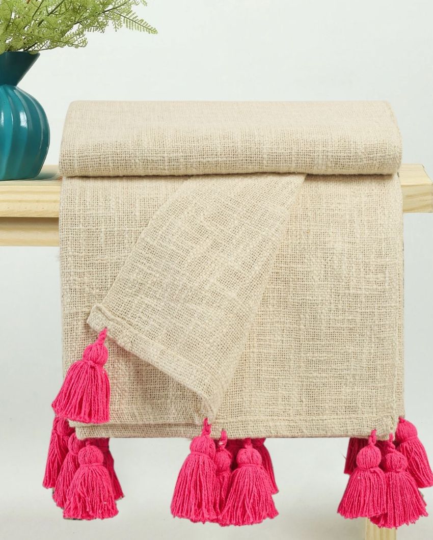 Luxurious Cotton Throw Blanket for Cozy Comfort | 152 x 127 cm / 60 x 50 inches