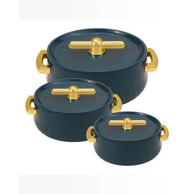 Swanky Design Stainless Steel Casseroles | Set of 3