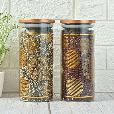 Amina Borosilicate Glass Jar For Kitchen Storage | 1500 ml